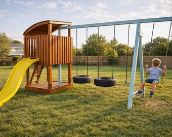 Outdoor Kids Playset Plans - PDF Download