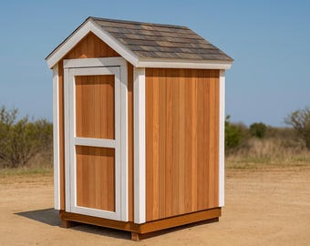 5x5 Gable Shed DIY Plans – Small Garden Tool Storage (PDF download)