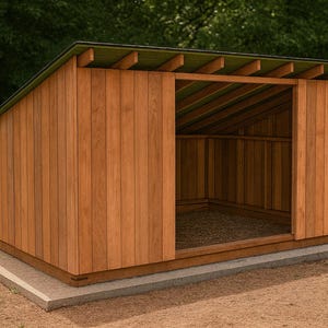 8x10 Pig Shelter Plans - Lean to Shelter Plans