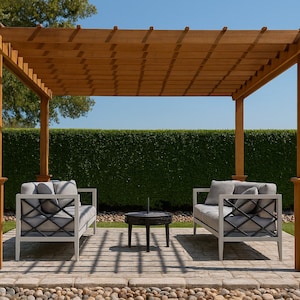 DIY 12x12 Pergola Plans - Elegant Garden Sharing Structure Plans - PDF download