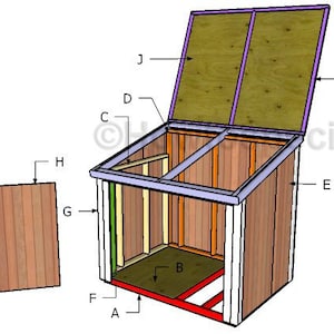 5x7 Generator Shed - DIY Plans