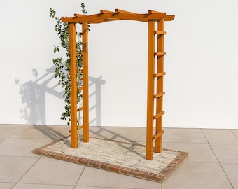 DIY Garden Arbor Plans – Wooden Backyard Trellis (PDF Project)