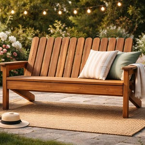 2x4 Adirondack Bench Plans