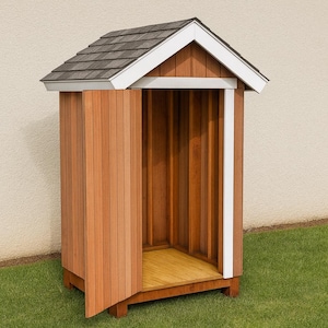 DIY 4x4 Gable Shed Plans - Garden Tool Shed Plans - PDF Download