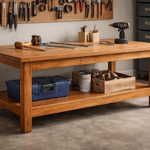 4x8 Full Sheet Workbench Plans - PDF Download