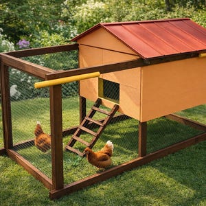 Chicken Coop Tractor Plans - PDF Download