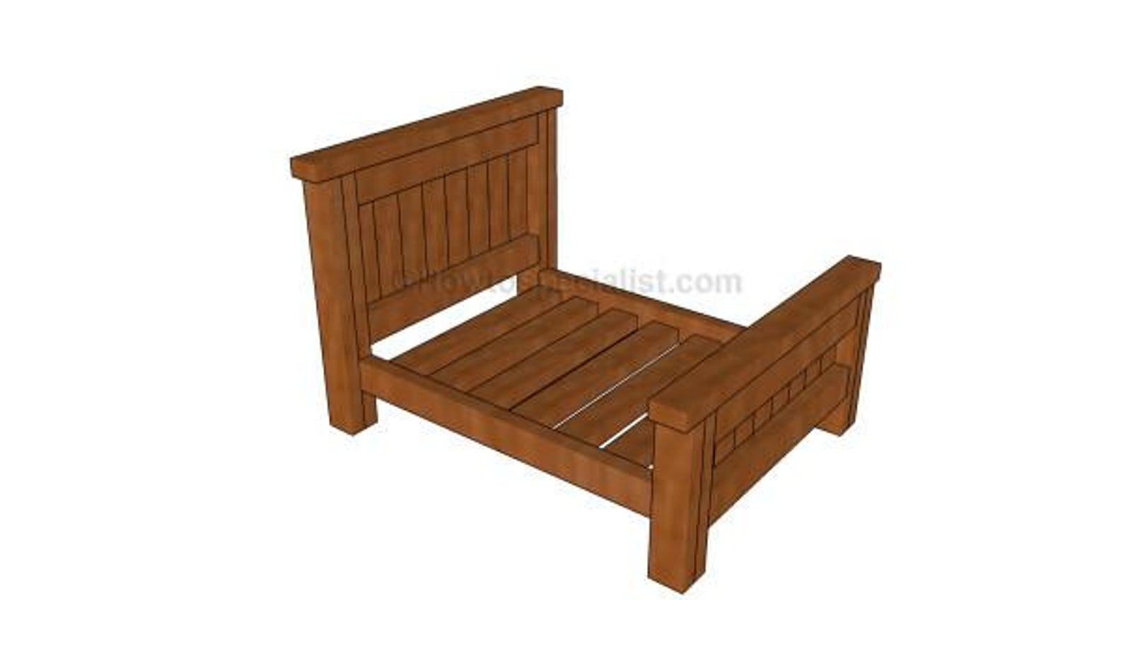 DIY Farmhouse Pet Bed Plans – Rustic Dog Bed, Wooden Cat Bed, Indoor ...