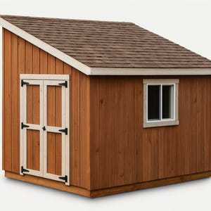DIY 12x16 Lean to Shed Plans - Step by Step Garden Shed Plans - PDF Download