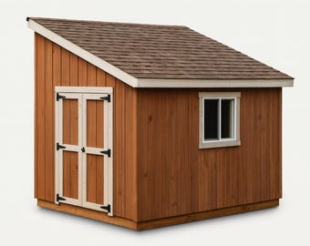 DIY 12x16 Lean to Shed Plans - Step by Step Garden Shed Plans - PDF Download