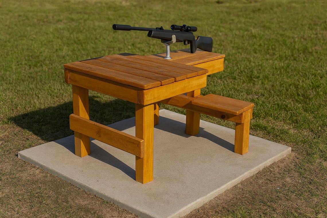 DIY Shooting Bench Plans - Double Bench Design (PDF Download) - Etsy