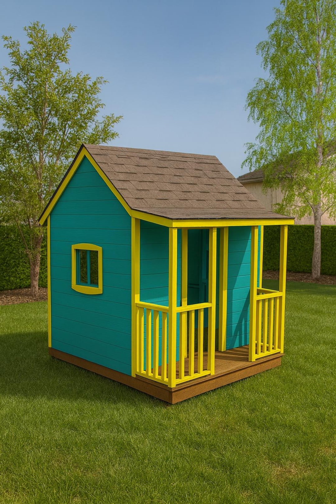 Wendy Playhouse DIY Woodworking Plans Kids Playhouse With