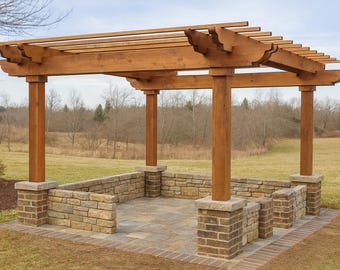 8x10 Pergola Plans – DIY Backyard Garden Guide (PDF Download)