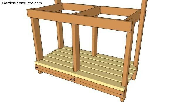 Potting Bench Plans With Sink – One-day DIY Garden Workstation ...