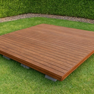 DIY 8x8 Freistehende Deck Pläne - Einfache Deck Bahnsteige Pläne - PDF Download