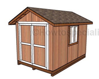 8x12 Gable Shed Plans - Garden Shed Plans