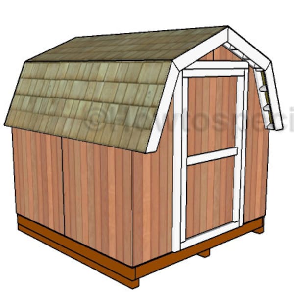 8x8 Barn Shed Plans