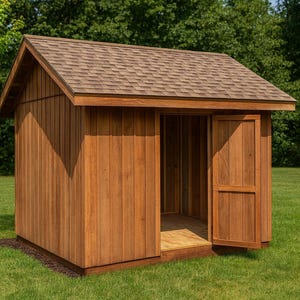 DIY 10x12 Gable Shed Plans - Garden Storage Shed Plans - Build you Own Sturdy Shed from 2x4s -  PDF Download