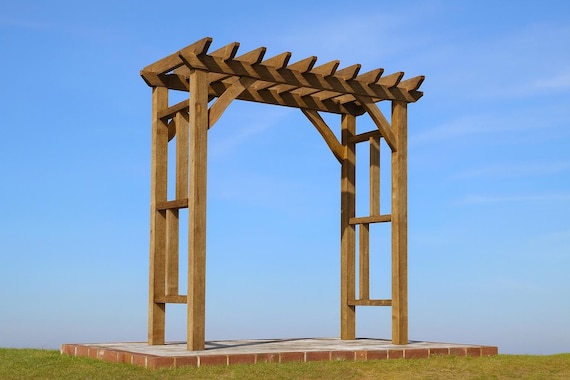 DIY Garden Arbor Plans – 2x4 Wooden Pergola, Outdoor Trellis (PDF download)