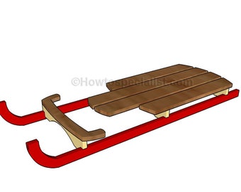 Wooden Sled Plans - PDF download woodworking plans