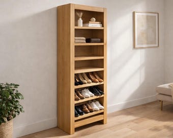 DIY Shoe Rack Plans - Shoe Storage Shelves Plans - PDF Download