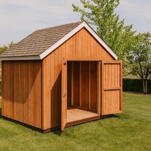 DIY 12x8 Gable Shed Plans - Garden Shed Plans - PDF Download