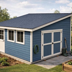 DIY 16x16 Lean to Shed Plans - PDF Download