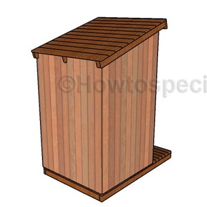 Wooden Outhouse Plans image 4