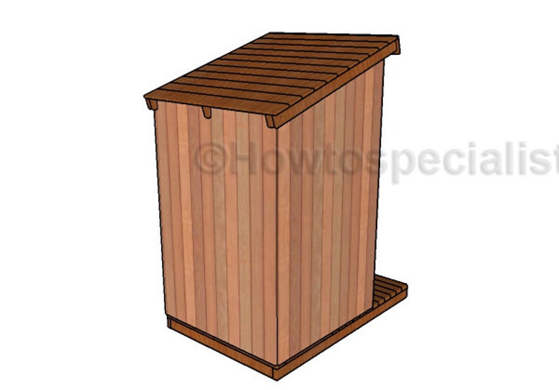 Wooden Outhouse Plans image 4