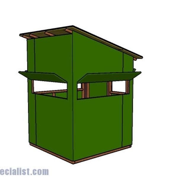 5x5 Deer Blind Plans