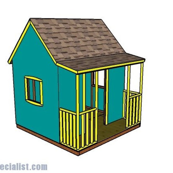 Wendy Playhouse - DIY Woodworking Plans