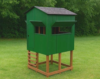 6x6 Elevated Deer Blind Plans - PDF Download