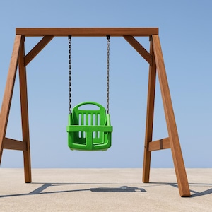 DIY Toddler Swing Frame Plans - A frame swing for Kids Plans - Kids Woodworking Project Plans - PDF Download