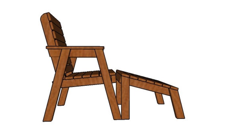 K&ouml;nnte beinhalten: Ein Holz-Gartenstuhl und Fu&szlig;st&uuml;tzen-Set. Der Stuhl hat eine Lamellenlehne und Armlehnen, und die Fu&szlig;st&uuml;tze ist ein niedriges, rechteckiges Design. Das Set ist aus gebeiztem Holz gefertigt.