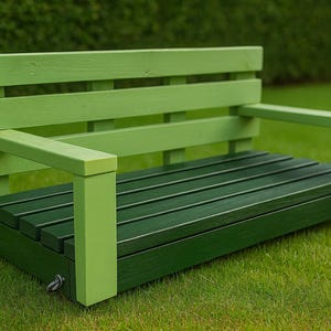 DIY 2x4 Porch Swing Bench Plans - Wooden Swing Bench Guide Step by Step - PDF Download