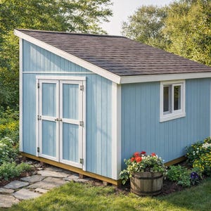 Plany budowy szopy ogrodowej 12x16 DIY – krok po kroku – pobierz PDF