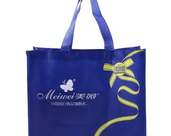 Custom Logo Non woven Tote Bags, Real stitching, Full Color Printing, Event bags, Party bags, Marketing bags, Promotional ,ECO & Reusable