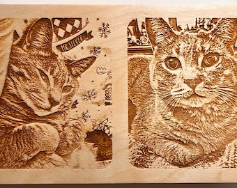 Custom Pet Engravings/Memorials. Send us a picture we engrave it.