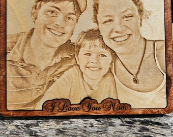 Custom Portrait Engraving/Memorial 8x10