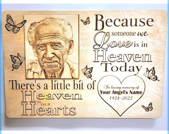 Custom Portrait Engraving/Memorial 11X16 inch