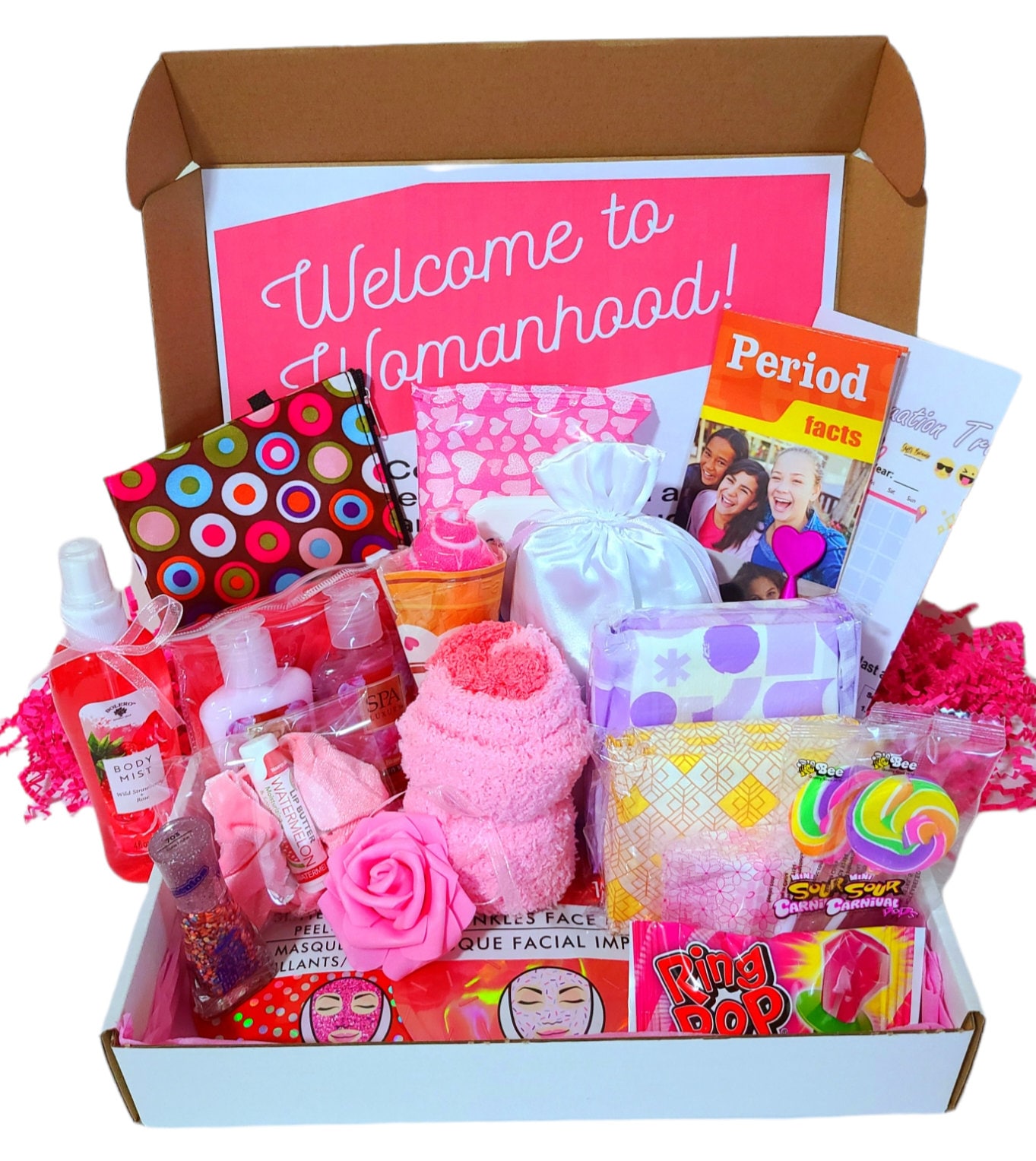 TEENAGE Girl Spa Birthday Box / Regalo de Pascua / Regalo de cumpleaños  para niñas / Cesta de mimos para adolescentes / Regalo de spa en casa /  Caja de pijamas /