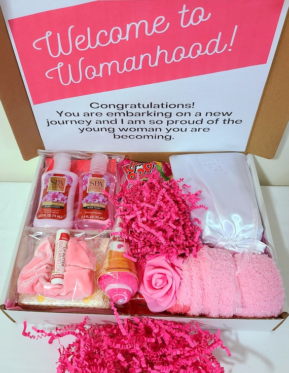 Welcome to Womanhood First Flow Spa Box, Tween, 1st Period