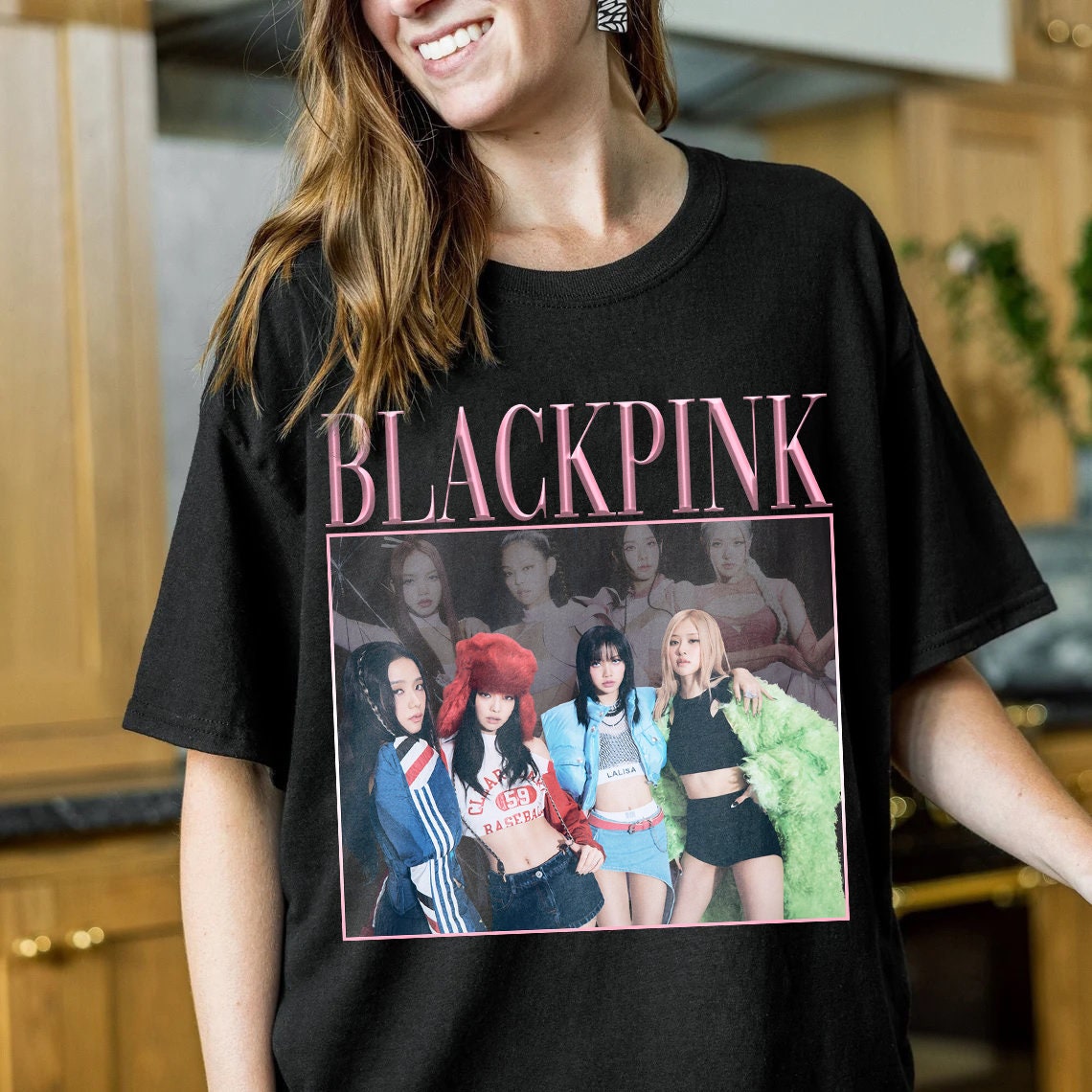 Discover Camiseta Shut Down Blackpink Born Pink Tour Mundial 2022 2023 para Hombre Mujer