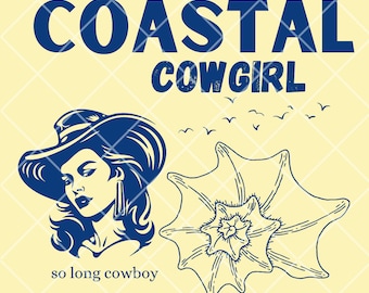Digital nedladdning av kustcowgirl