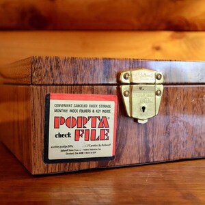 1970's Porta File Metal Box by Ballonoff image 2