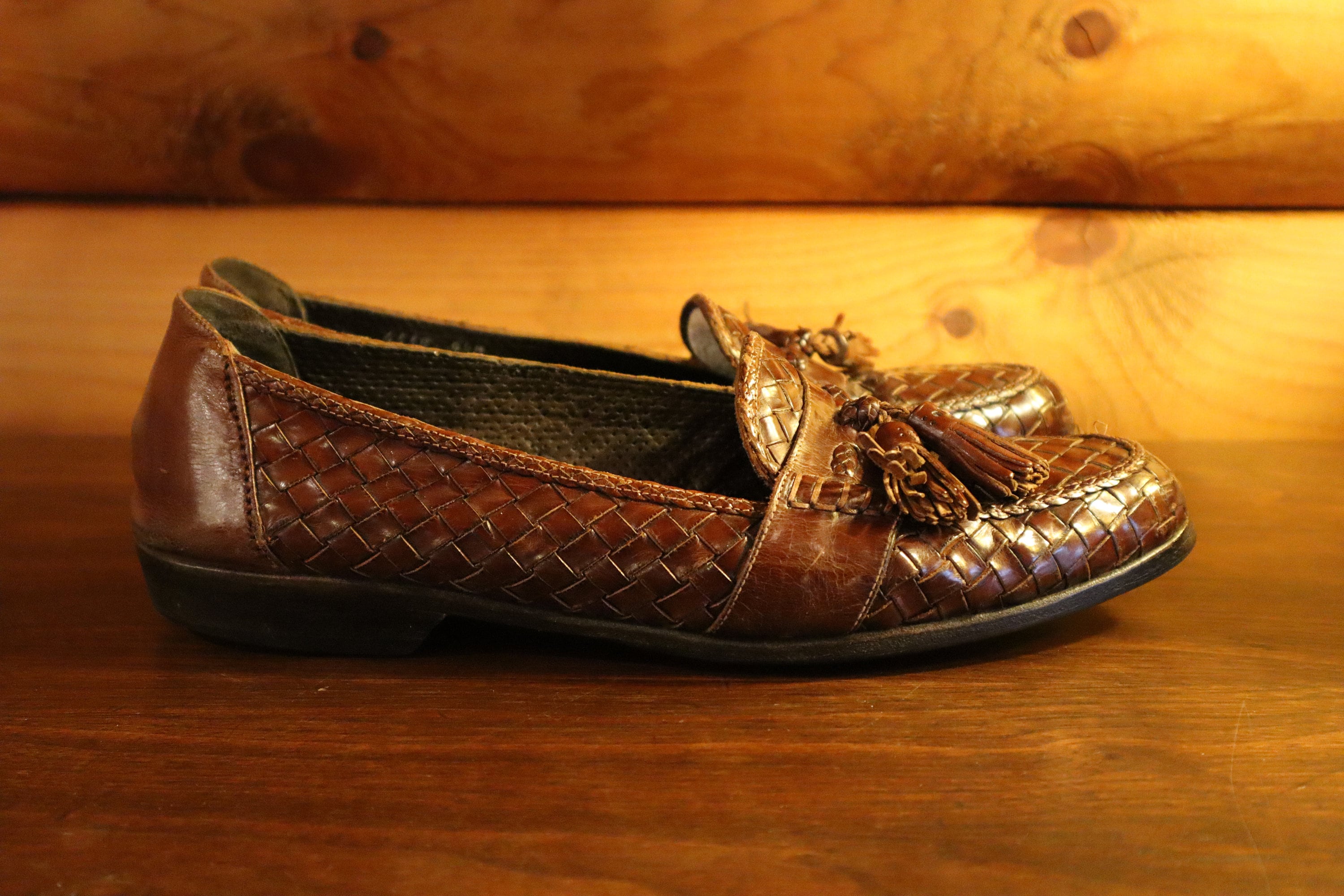 Cole Haan Bragano Men's Woven Leather Dress Shoes - Made in Cole Haan Bragano Men's Woven Leather Dress Shoes - Made in
