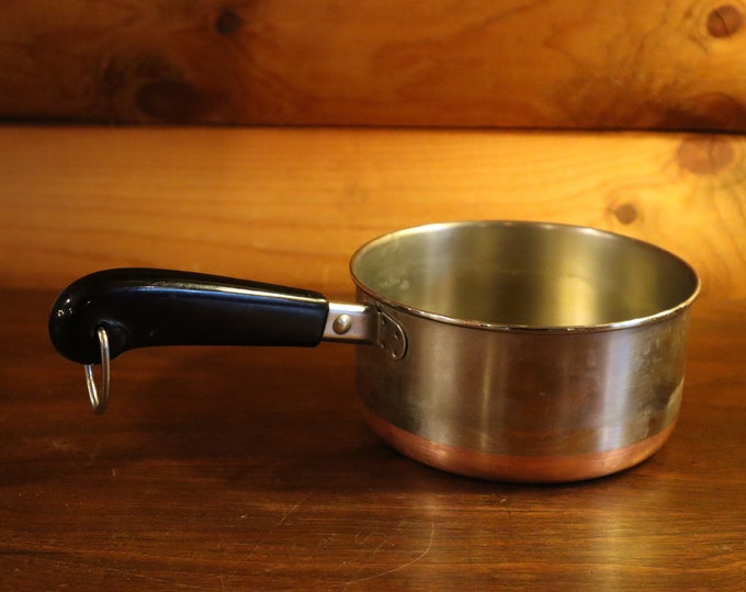 Vintage Copper Bottom Revere Ware 1 Quart Pot Etsy