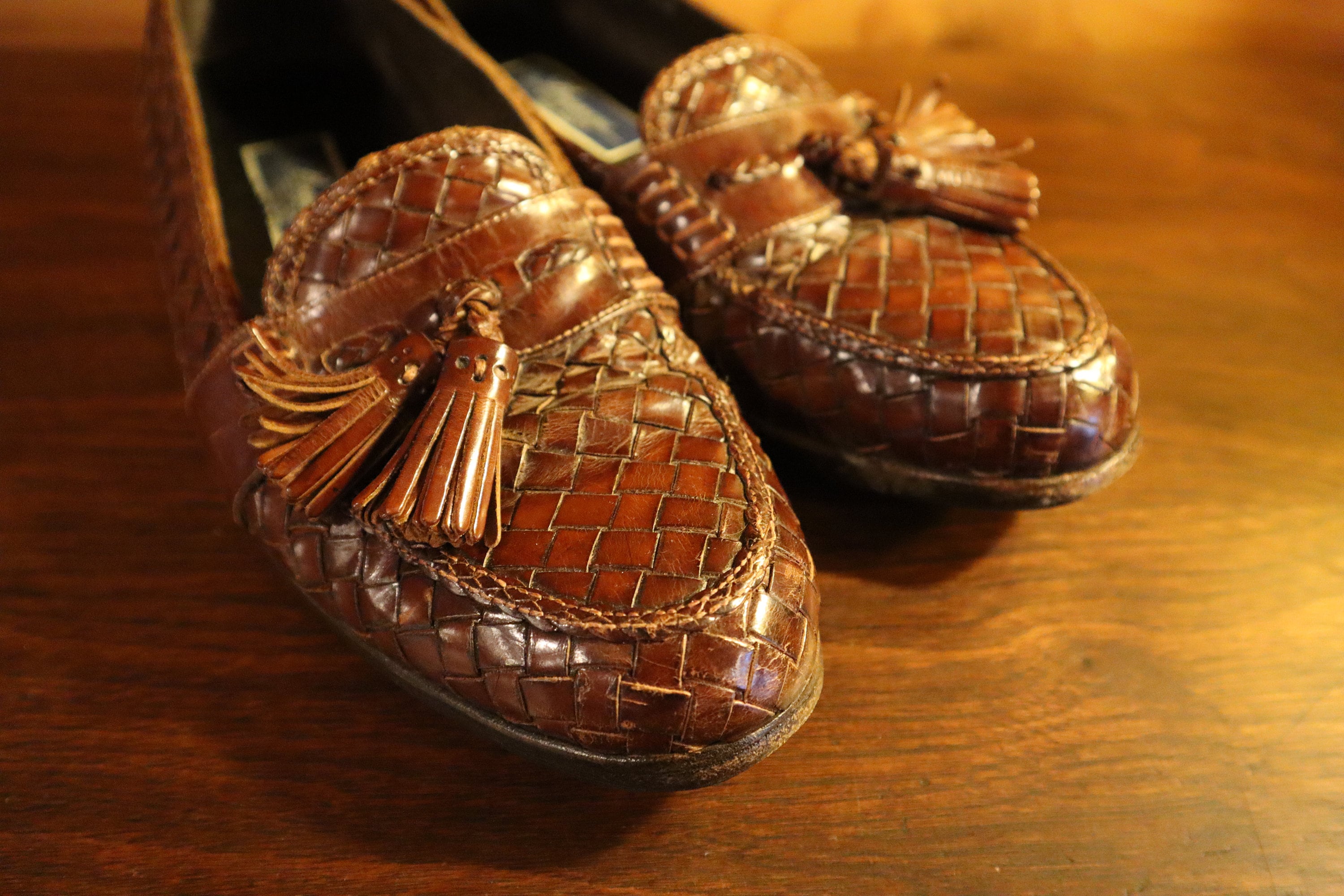 Cole Haan Bragano Men's Woven Leather Dress Shoes - Made in Cole Haan Bragano Men's Woven Leather Dress Shoes - Made in