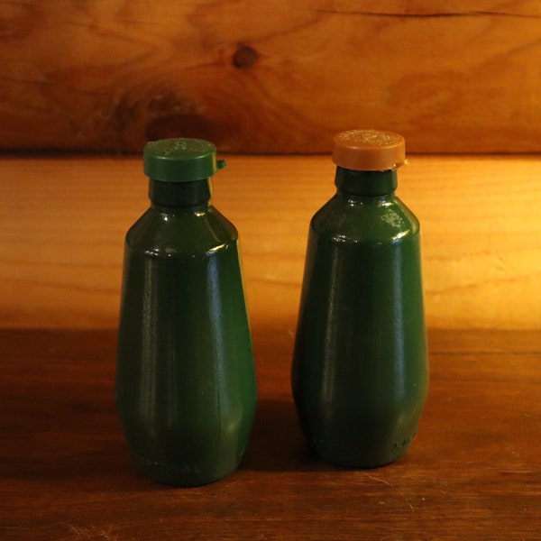 J.M. Da Fonseca Green Salt and Pepper Shakers - Portugal