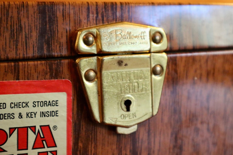 1970's Porta File Metal Box by Ballonoff image 3