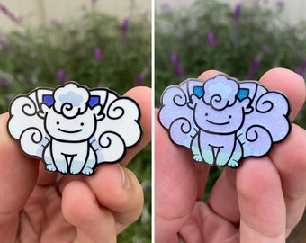 Schattige Gezicht Ice Fox - Hard Email pin